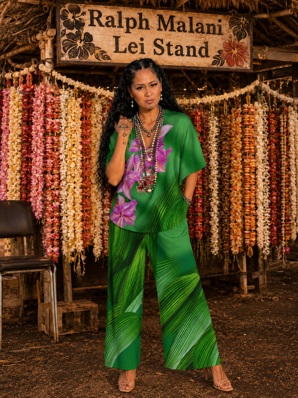 ORCHID PANTS SET